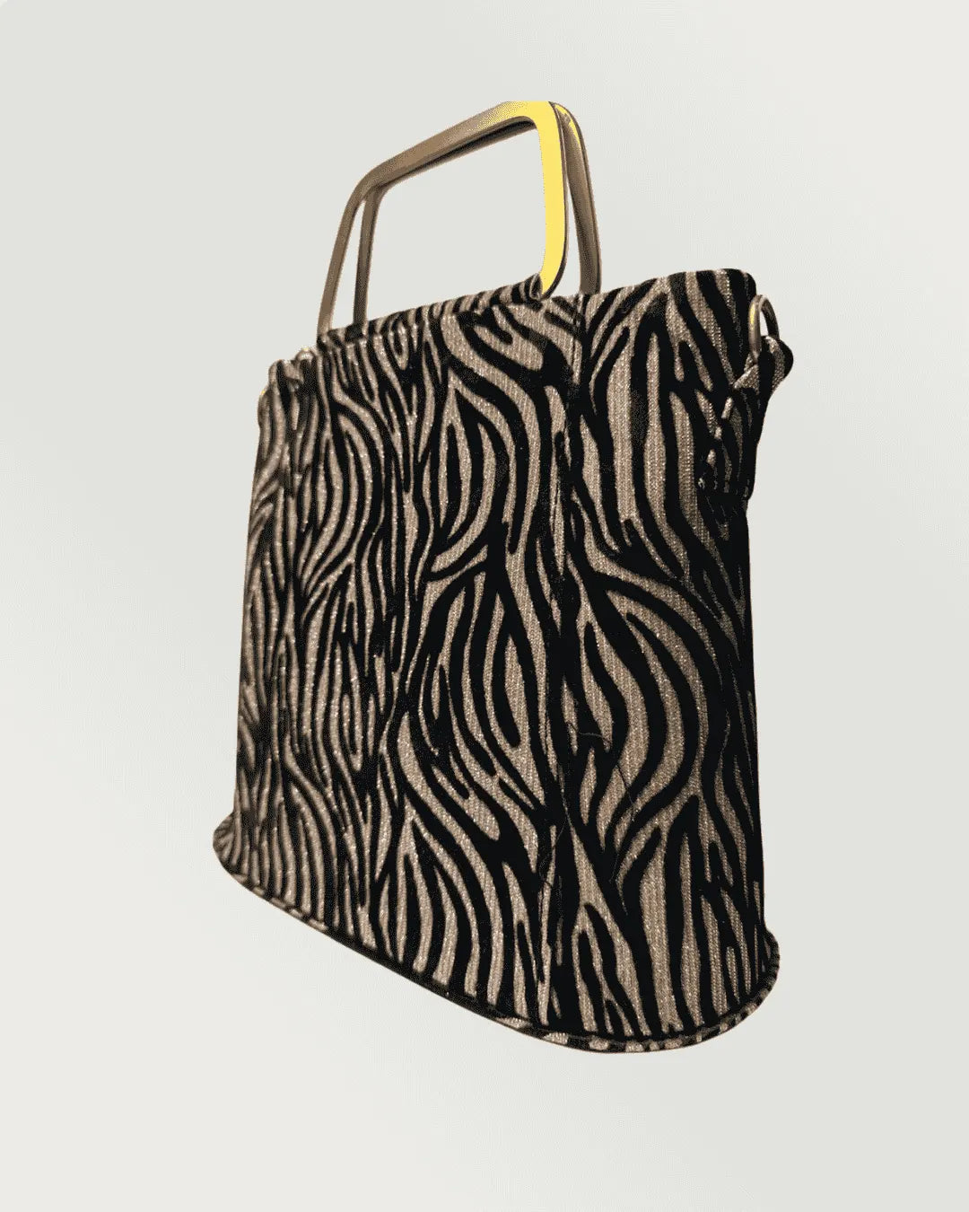 Tiger Print Crossbody Bag – Soft Velvet Finish