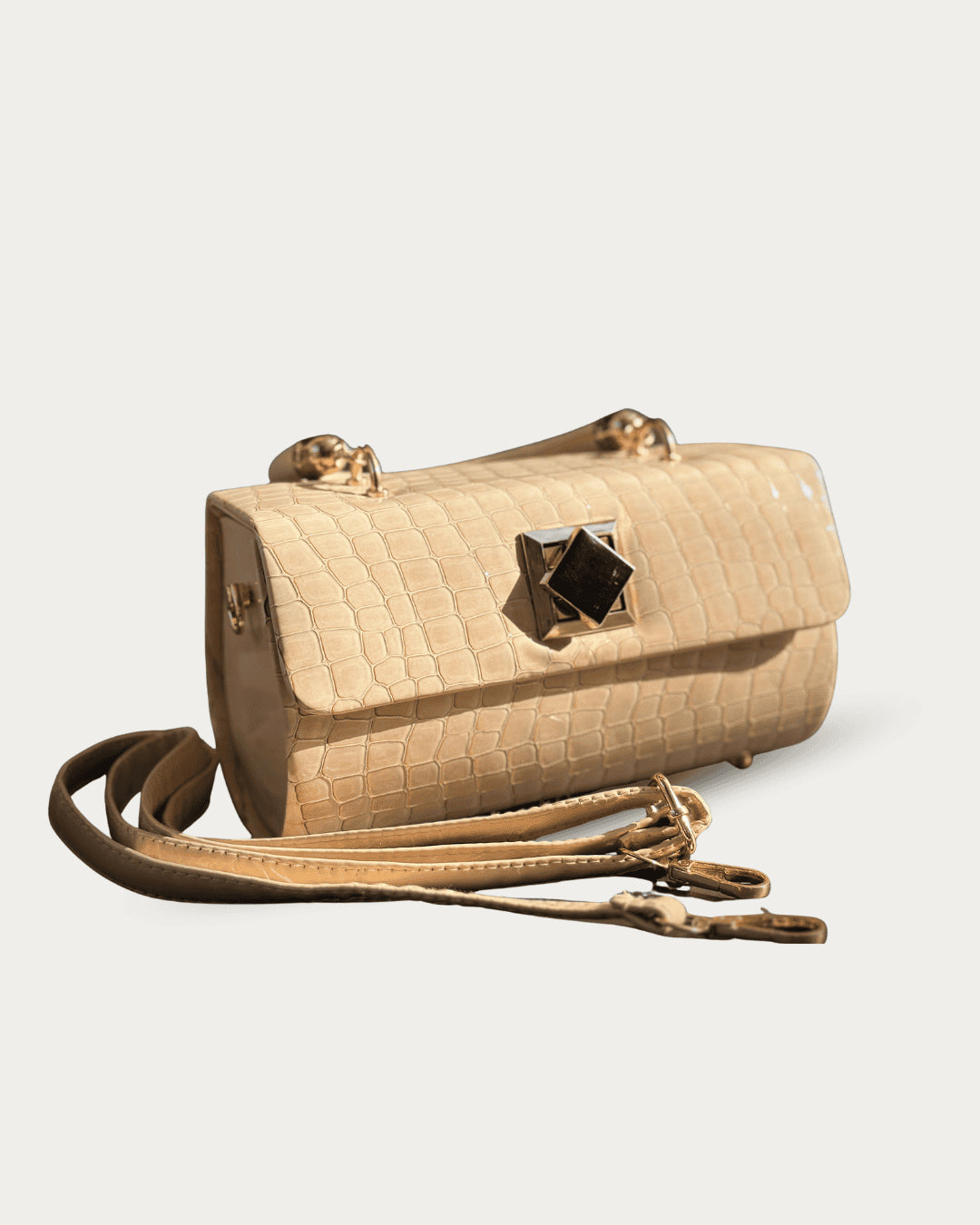 Premium Patent Duffle Crossbody Bag – Ladies Duffle Bag in Pakistan