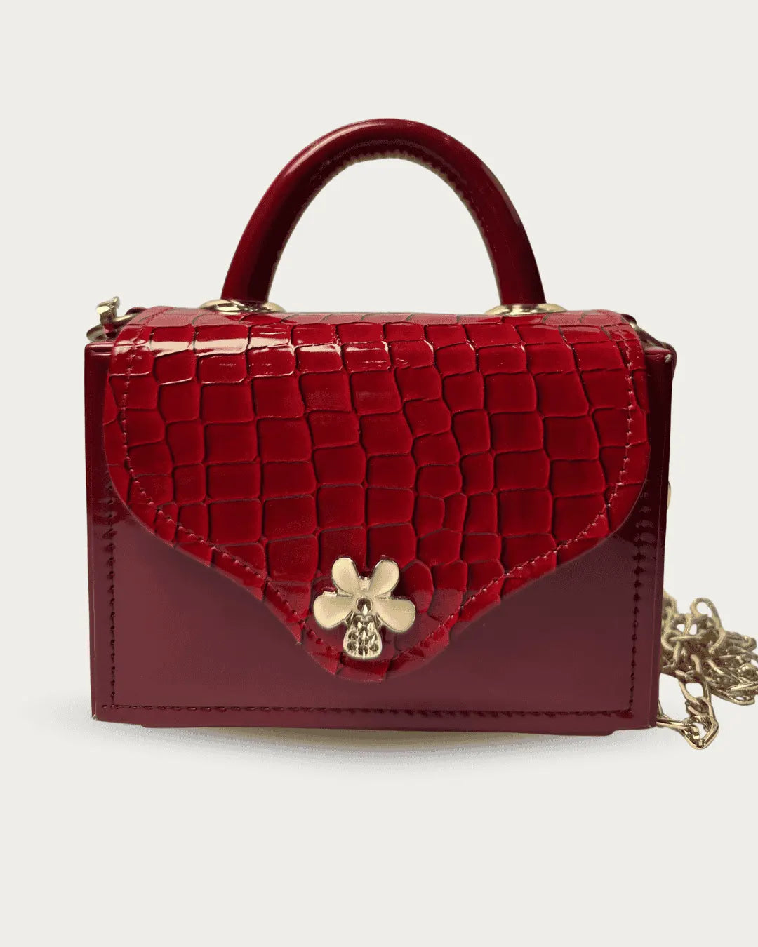 Mini Couch Patent Bag – Hand or Shoulder Style