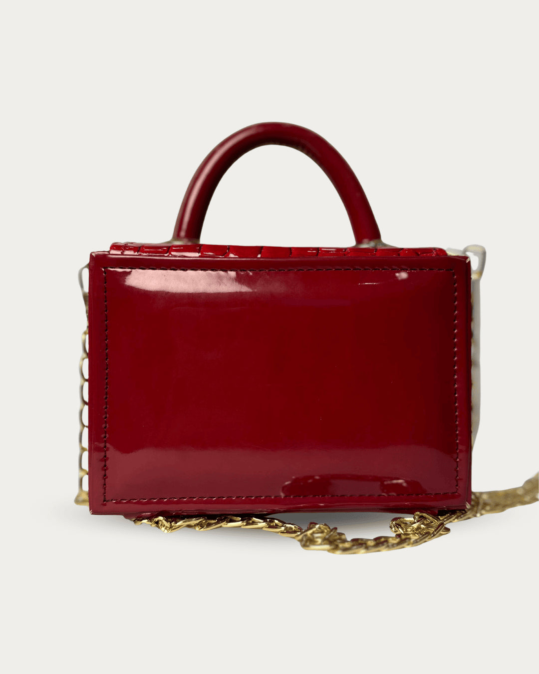 Mini Couch Patent Bag – Hand or Shoulder Style