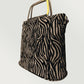 Tiger Print Crossbody Bag – Soft Velvet Finish