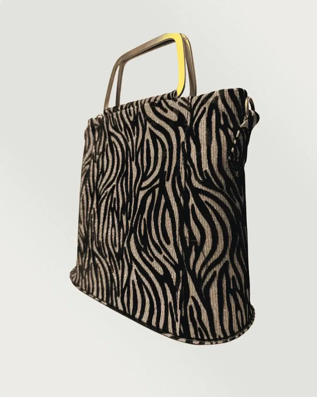 Tiger Print Crossbody Bag – Soft Velvet Finish - Boss Lady Style