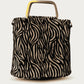 Tiger Print Crossbody Bag – Soft Velvet Finish