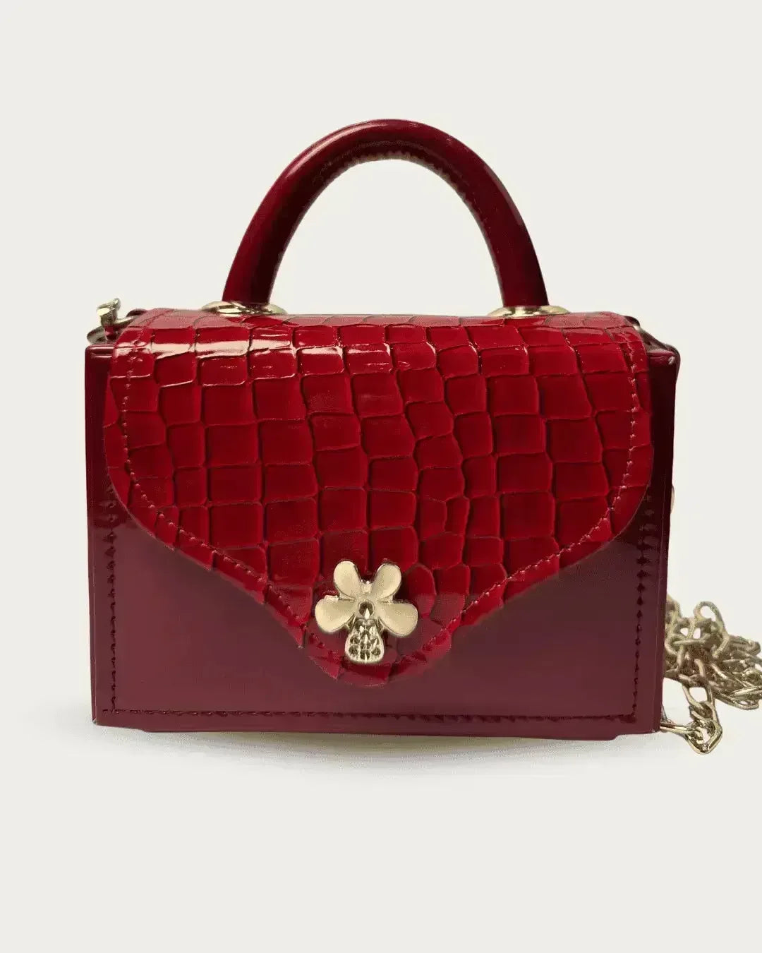 Mini Couch Patent Bag – Hand or Shoulder Style - Boss Lady Style