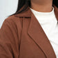 Seoul Muse Open-Front Coat – Caramel Edition - Boss Lady Style