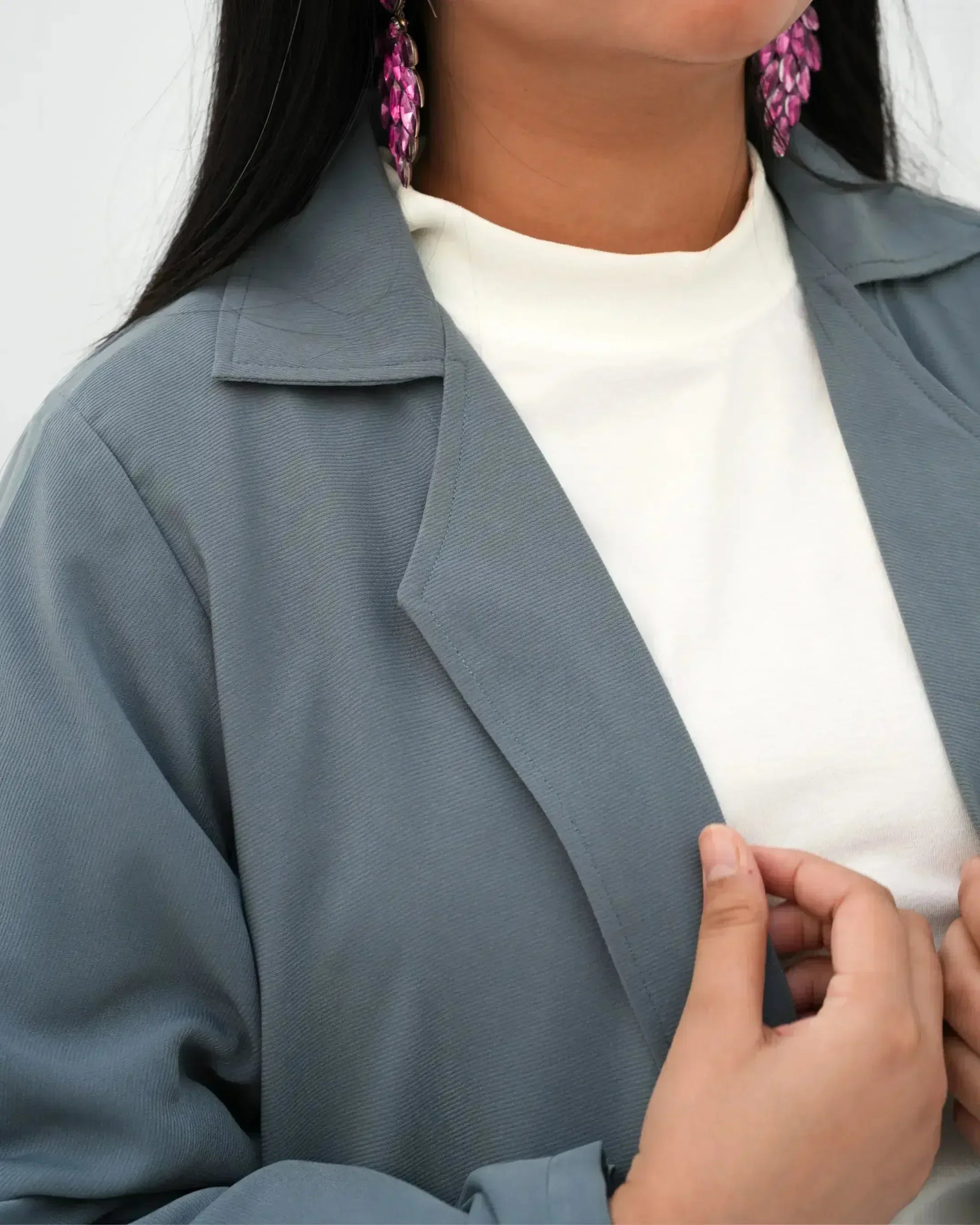 Ice Blue Winter Luxury Edit - Boss Lady Style